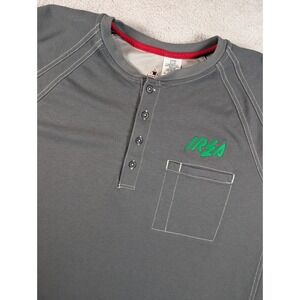 Bulwark FR iQ Series Henley Shirt Mens XL Charcoal Grey Flame Resistant IREA